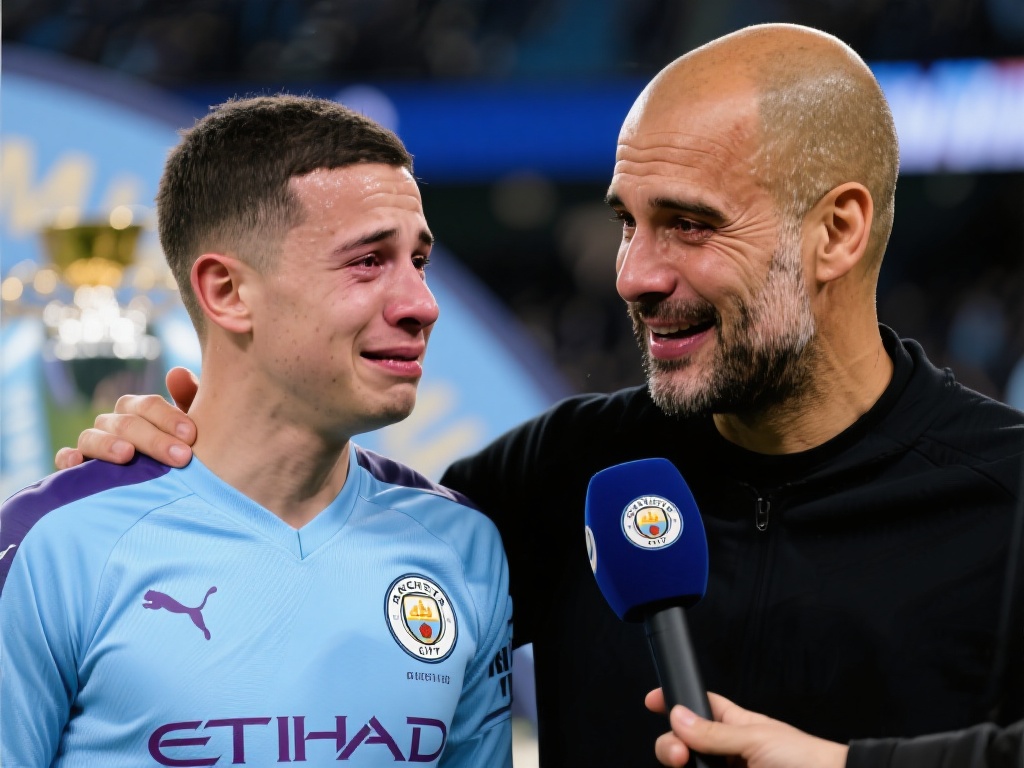 瓜迪奥拉泪洒告别仪式，6万球迷送别大师！