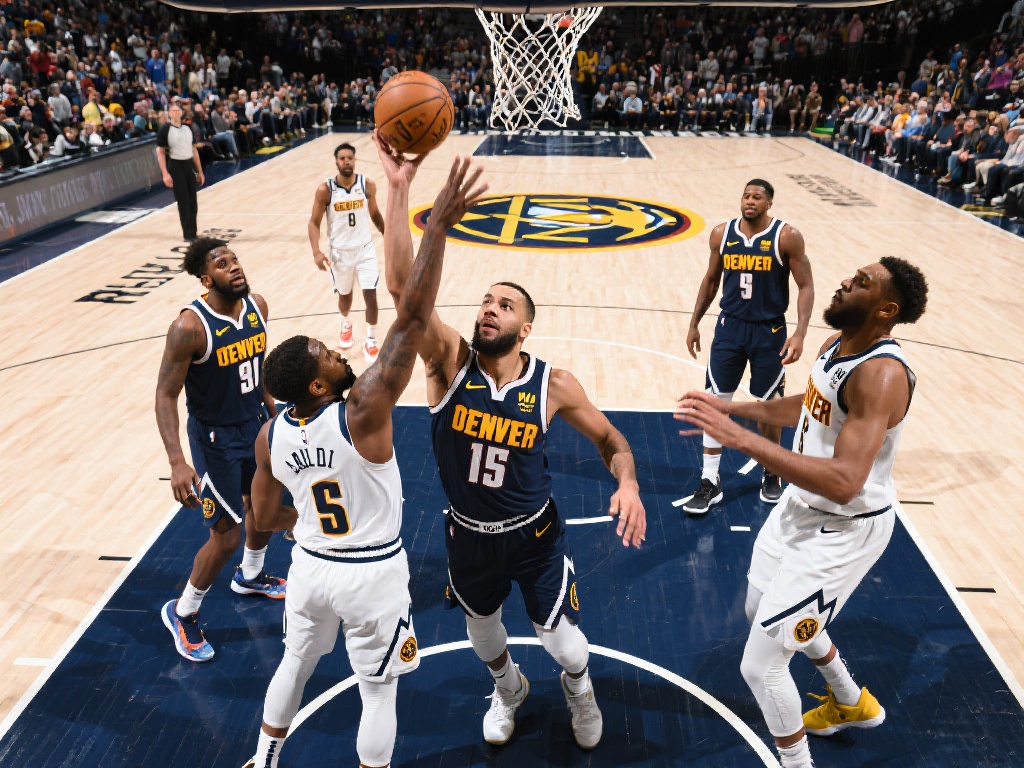 掘金多人得分上双 强势击败快船赢下天王山