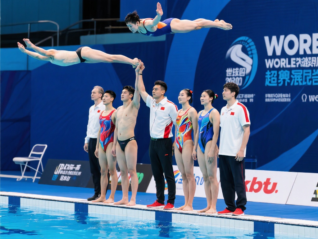 跳水世界杯超级决赛:混合团体巅峰对决 随着跳水运动在全球范围内的迅速发展,混合